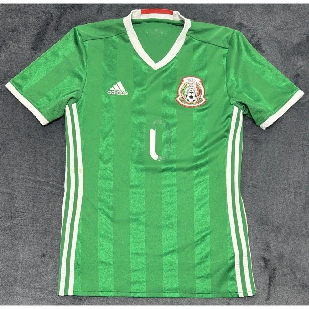Mexico Adidas 2016/17 Home Jersey Green J.M. Corona #10 Sz. Small. Authentic
